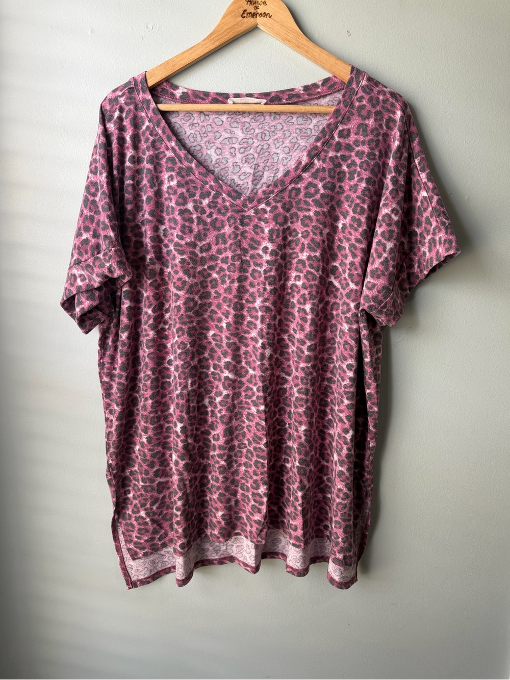 Zenana Leopard Matching Lounge Set Size 2X - Picture 2 of 10